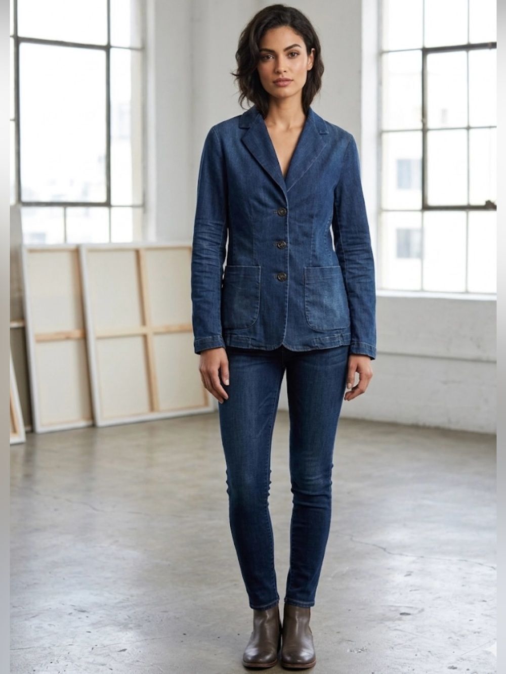 Frank & Eileen Blue Denim Shirt Jacket